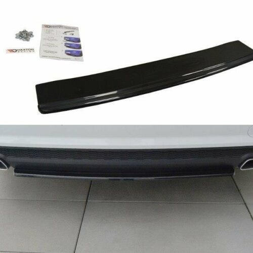 Maxton Design Central Rear Splitter AUDI A6 (C7) (S-line) (Facelift) (Saloon/Avant)