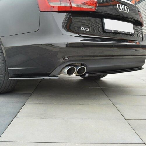 Maxton Design Rear Side Splitters AUDI A6 (C7) (Saloon/Avant)