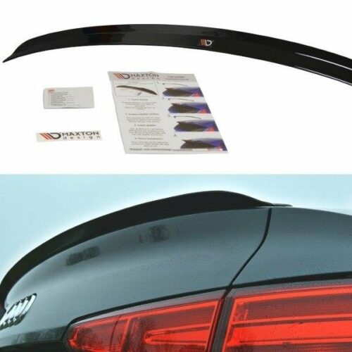 Maxton Design Spoiler cap AUDI A4 (B9) (S-line) (Saloon)