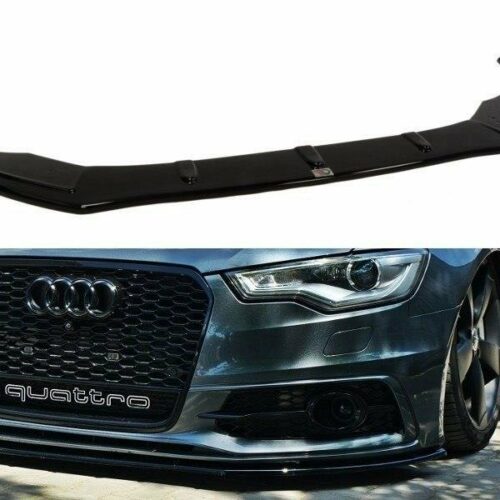 Maxton Design Front splitter v1 AUDI A6/S6 (C7) (S-line) (Preface)