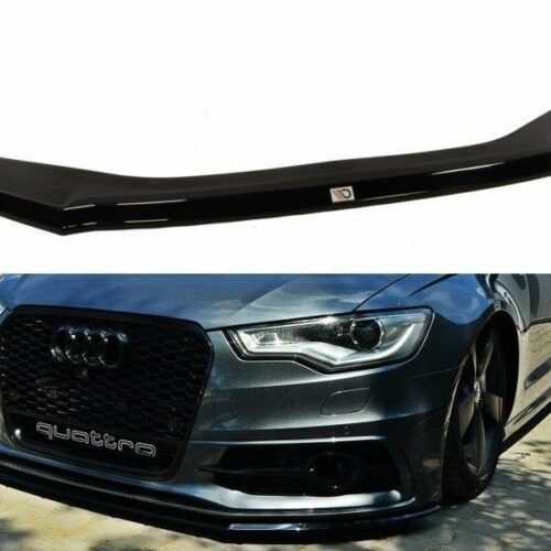 Maxton Design Front splitter v2 AUDI A6/S6 (C7) (S-line) (Preface)