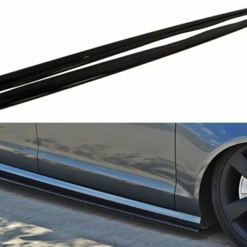 Maxton Design Side Skirts Diffusers v2 AUDI A6/S6 (C7) (S-line) (Sedan/Avant) (Preface)