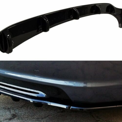 Maxton Design Central Rear Splitter (with a vertical bar) BMW 3 (E46) (M-Pack) (Coupe)