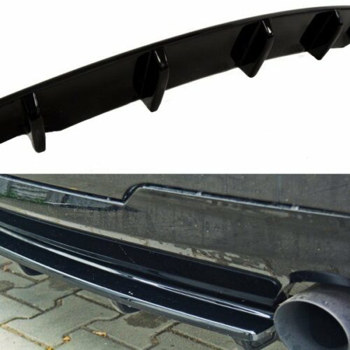 Maxton Design Central Rear Splitter (with a vertical bar) BMW 5-er (F10/F11) (M-Package)