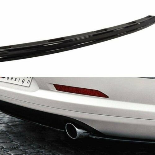 Maxton Design Central Rear Splitter (without a vertical bar) VW Passat (CC) (R36) (R-Line) (Preface)