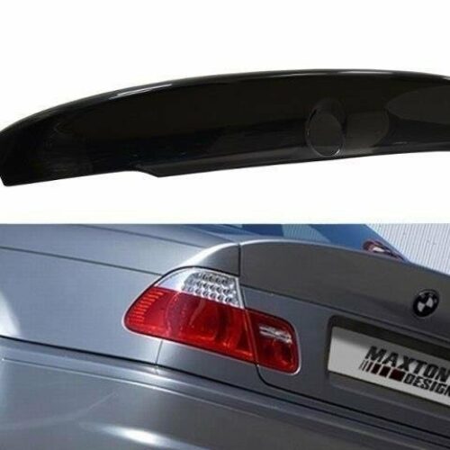 Maxton Design Spoiler cap BMW 3 (E46) 4 DOOR SALOON M3 CSL LOOK (For painting)