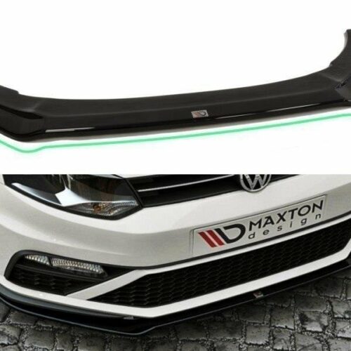 Maxton Design Front splitter v3 VW Polo (MK5) (GTI) (Facelift)