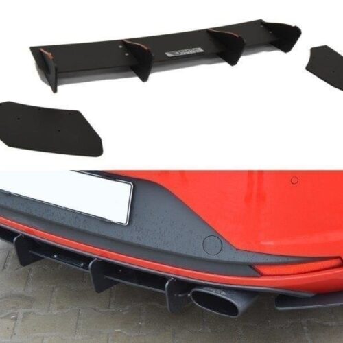 Maxton Design Rear Diffuser & Rear Side Splitters Seat Leon (MK3) (Cupra)