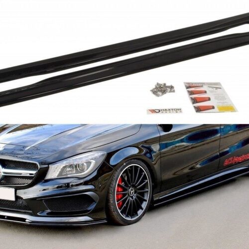 Maxton Design Side Skirts Diffusers Mercedes CLA (C117) (Preface) (45 AMG)