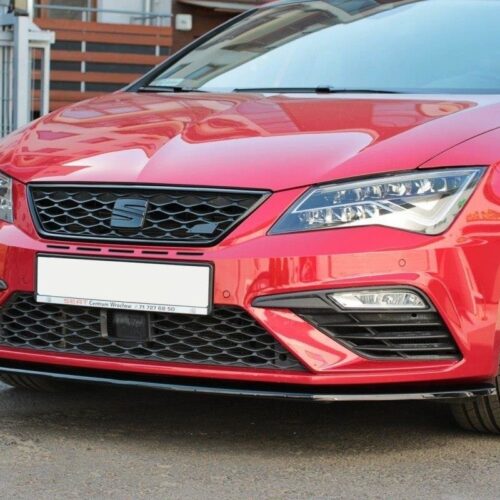 Maxton Design Front splitter v1 Seat Leon (MK3) (Cupra/FR) (Facelift)