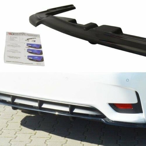 Maxton Design Central Rear Splitter (with a vertical bar) Lexus CT (MK1) (Facelift)