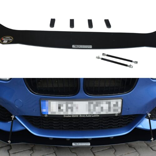 Maxton Design Front splitter racing skirt v3 BMW 1-er (F20/F21) (Facelift) M-Power