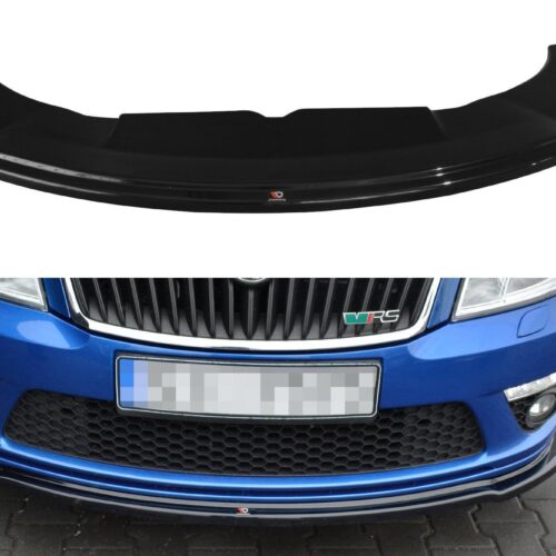 Maxton Design Front splitter v2 Skoda Octavia (MK2) (RS) (Facelift)