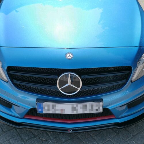 Maxton Design Front splitter Mercedes A (W176) (AMG-Line) (Preface)