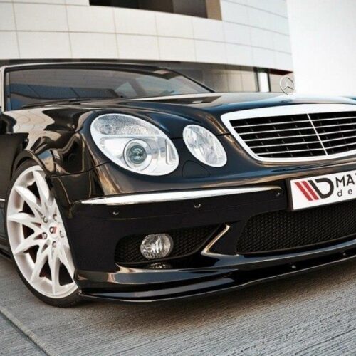 Maxton Design Front splitter Mercedes E (W211) (Preface) (AMG)