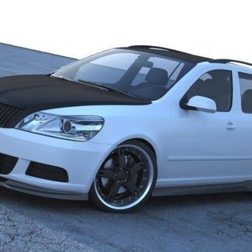 Maxton Design Front splitter Skoda Octavia (MK2) (Facelift)