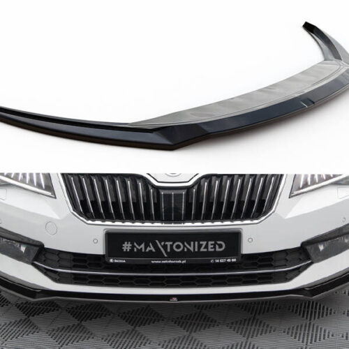 Maxton Design Front splitter v2 Skoda Superb (MK3)