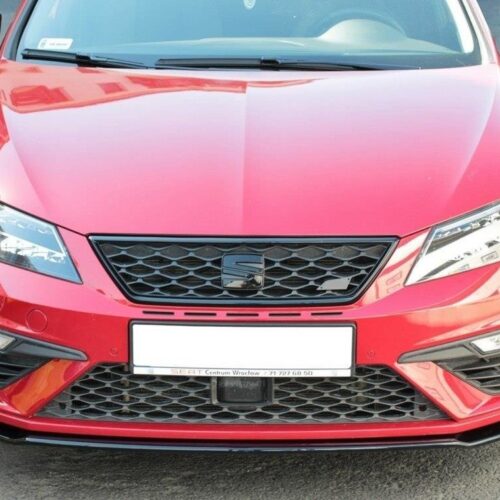 Maxton Design Front splitter v2 Seat Leon (MK3) (Cupra/FR) (Facelift)