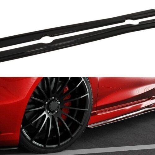 Maxton Design Side Skirts Diffusers v1 Ford Fiesta (MK7) (ST)