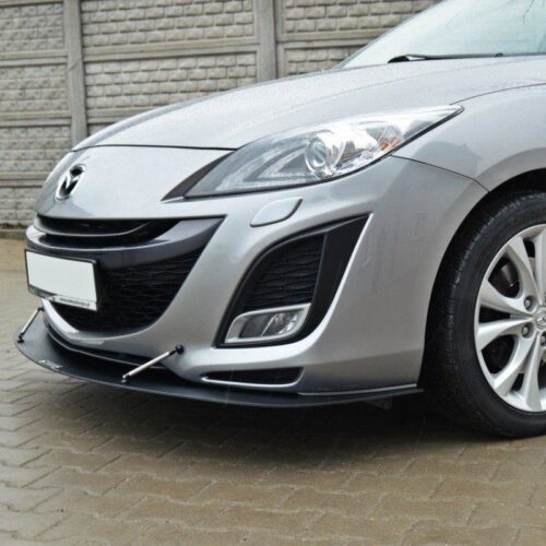 Maxton Design Front splitter v1 Mazda 3 (BL) (Sport) (Preface)