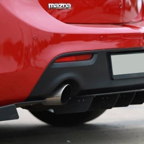 Maxton Design Rear Side Splitters v2 Mazda 3 (BL) (MPS)