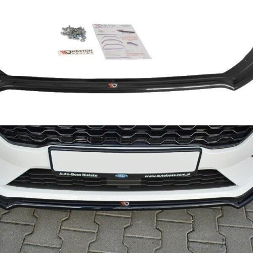 Maxton Design Front splitter v3 Ford Fiesta (MK8) (ST/ ST-Line)