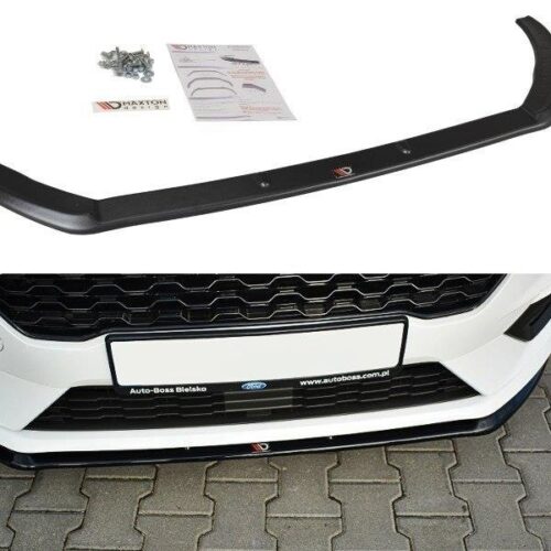 Maxton Design Front splitter v5 Ford Fiesta (MK8) (ST/ST-Line)