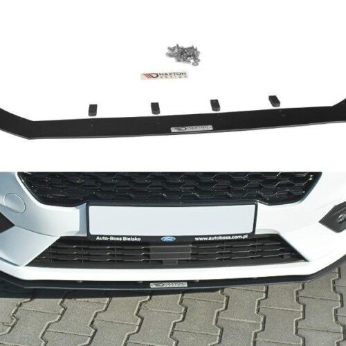 Maxton Design Front splitter v2 Ford Fiesta (MK8) (ST/ST-Line)