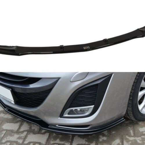 Maxton Design Front splitter v2 Mazda 3 (BL) (Sport) (Preface)