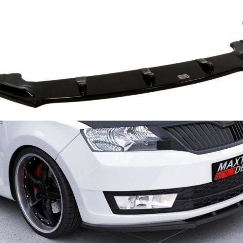 Maxton Design Front splitter v1 Skoda Rapid (MK1)