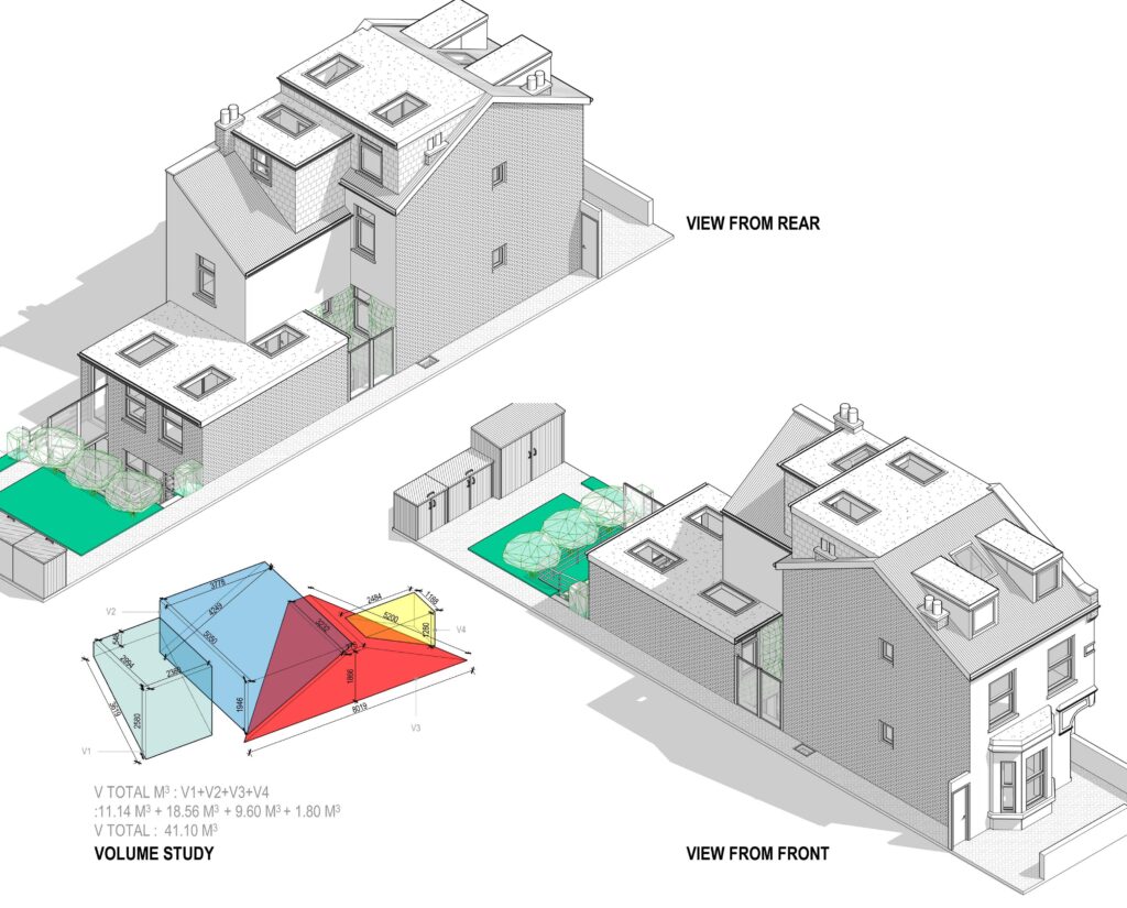 architectural drawings 3d isometric 4d planning