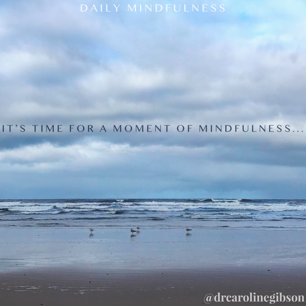 A moment of mindfulness