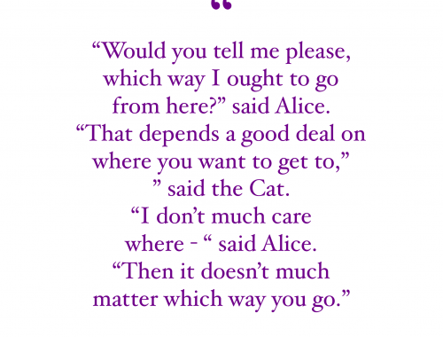 Alice in Wonderland quote