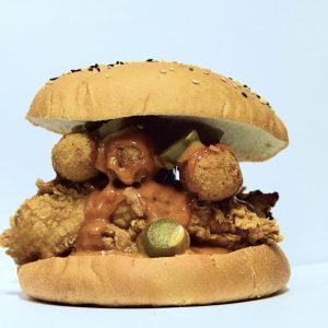 Crunchy Burger Mozzarella