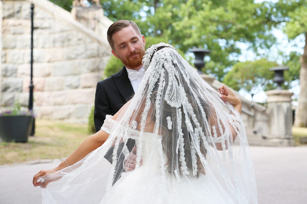 Brudepar fotografering