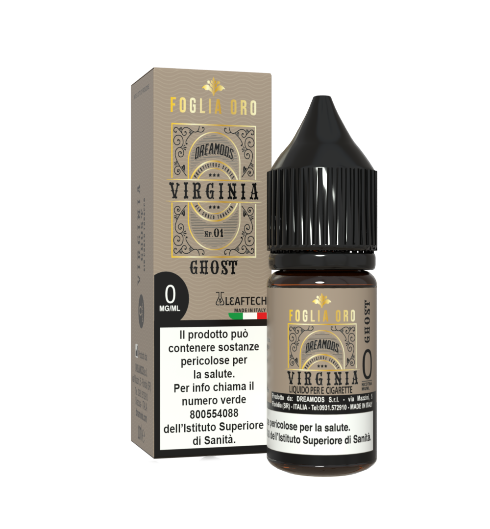 Foglia Oro GHOST VIRGINIA Liquido Pronto 10 ML