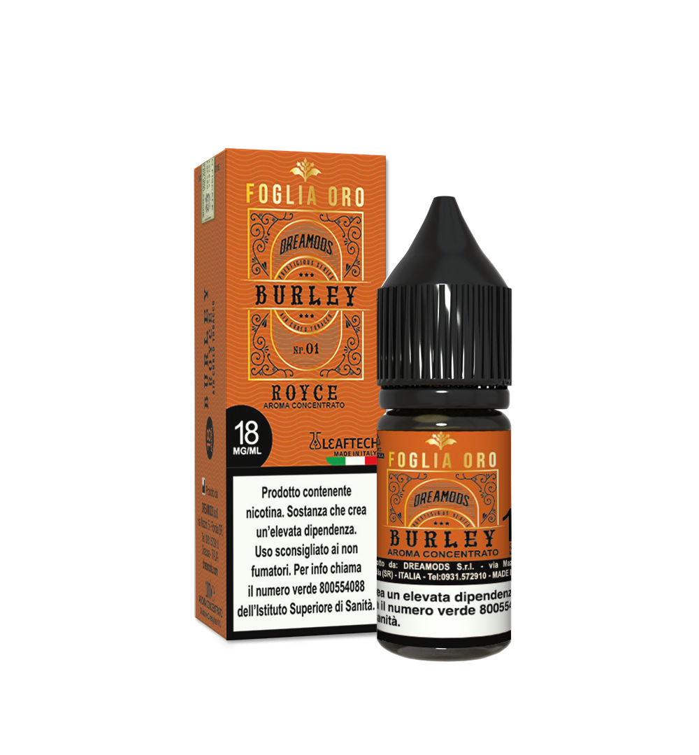 Foglia Oro ROYCE BURLEY Aroma 18mg/ml 10 ml