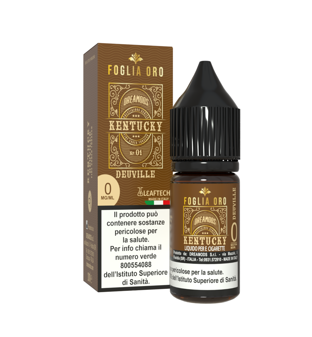 Foglia Oro DEUVILLE KENTUCKY Liquido Pronto 10 ML
