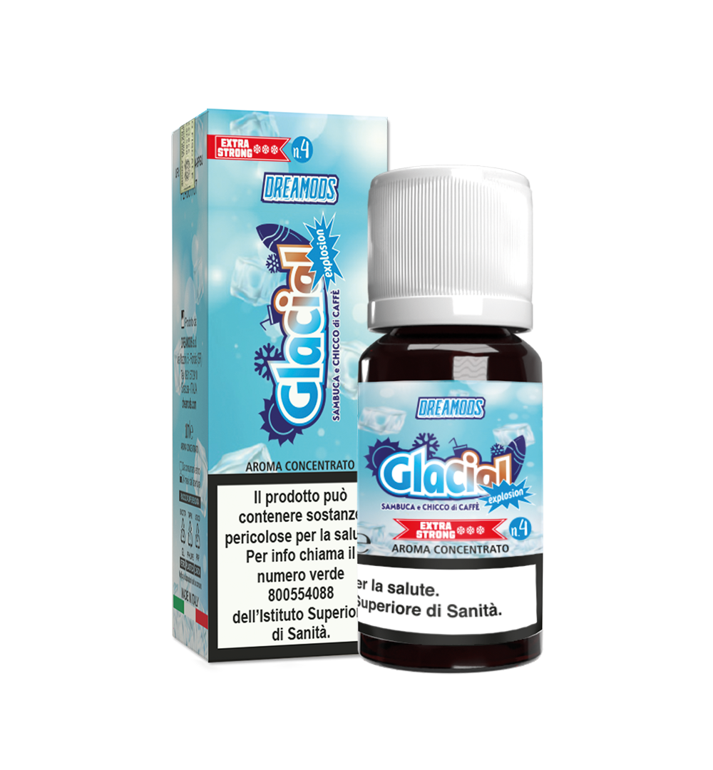 GLACIAL EXPLOSION NO.4 SAMBUCA E CHICCO DI CAFFÈ Aroma 10 ml