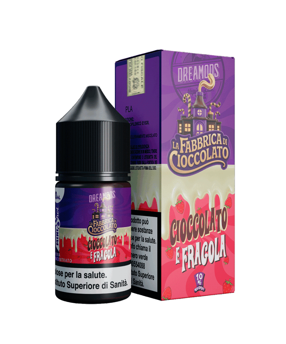 La Fabbrica di Cioccolato – cioccolato bianco e fragola Mini Shot 10 ml