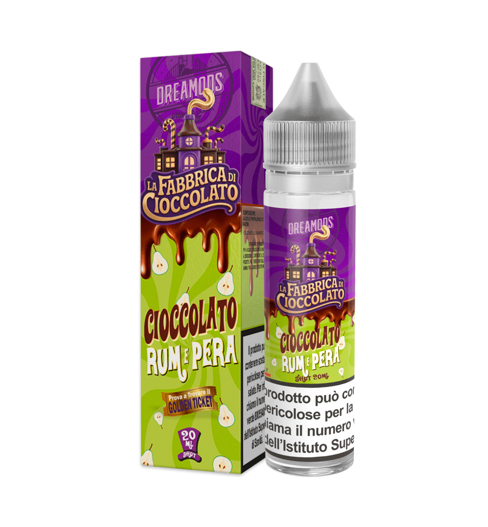 La Fabbrica di Cioccolato – cioccolato rum e pera Shot 20 ml