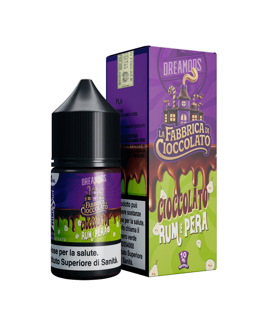 La Fabbrica di Cioccolato – cioccolato rum e pera Mini Shot 10 ml