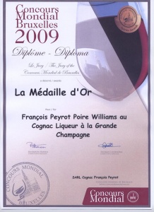 Williams Peren likeur en Cognac François Peyrot