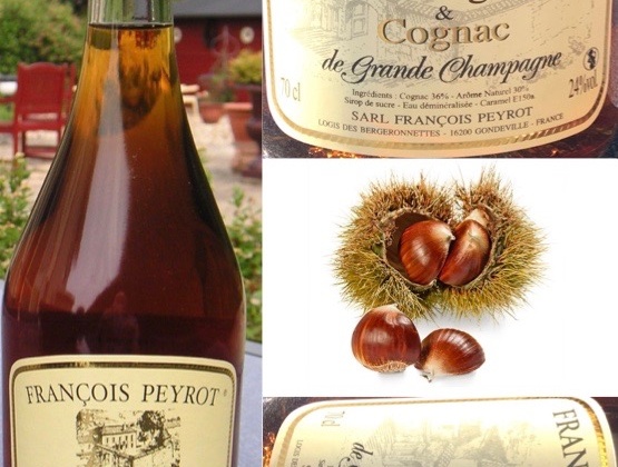 Kastanje likeur en Cognac François Peyrot
