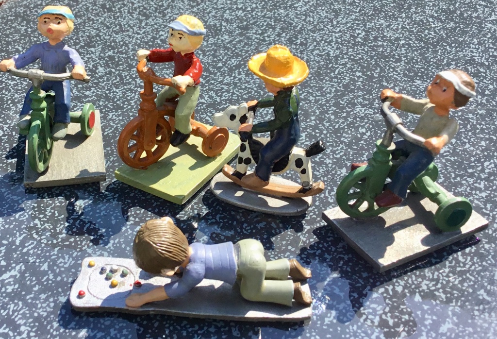 Nostalgie in beschilderde Tinnen miniaturen