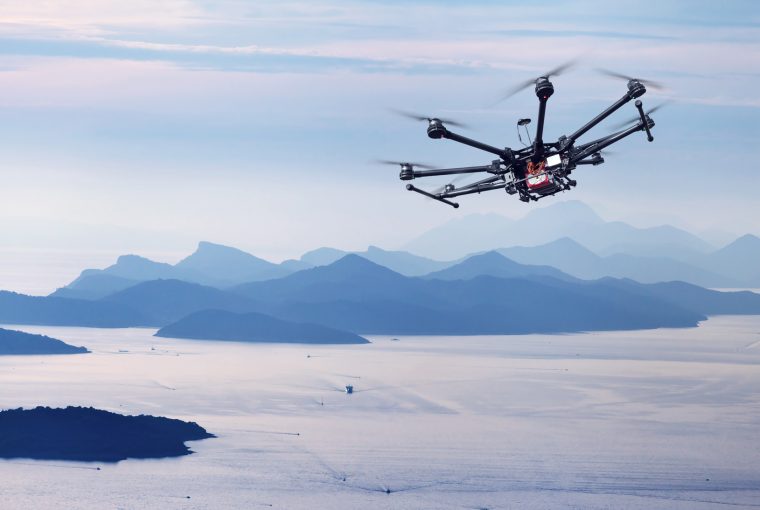 Drone i luften