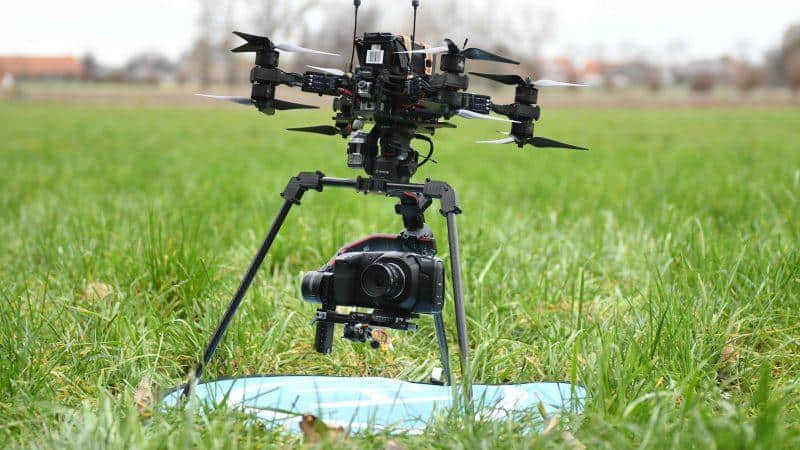 landing gear DJI Ronin RS2 gimbal FPV cinelifter