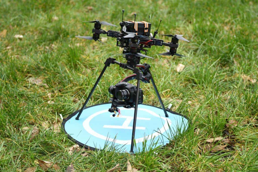 landing gear DJI Ronin RS2 gimbal FPV cinelifter