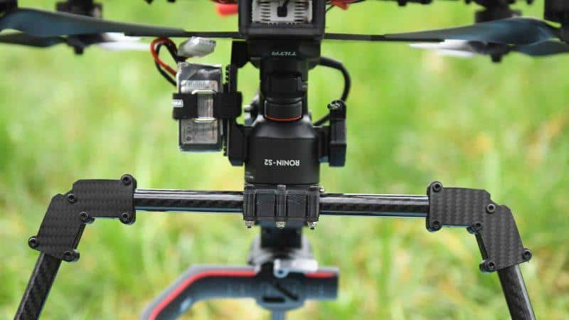 landing gear DJI Ronin RS2 gimbal FPV cinelifter