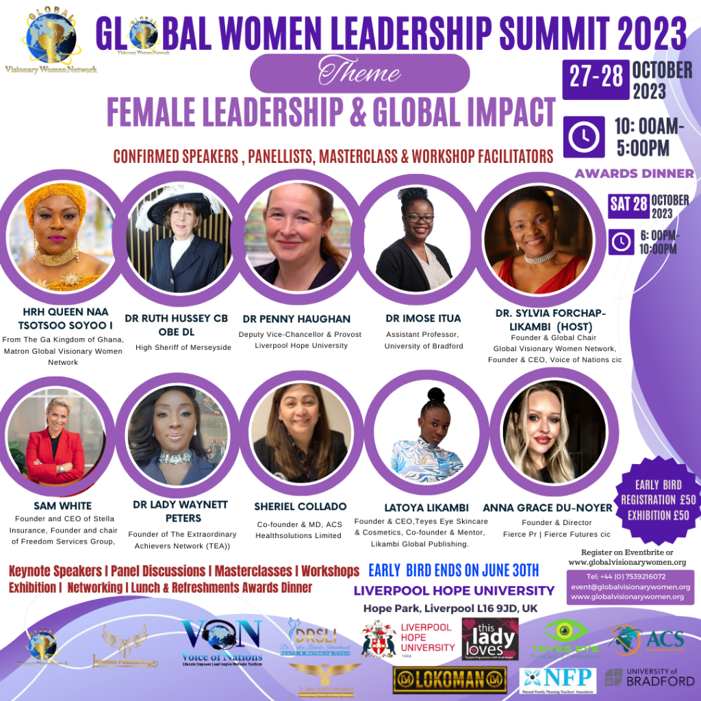 GLOBAL WOMEN LEADERSHIP SUMMIT 2023 Dr Sylvia Likambi International